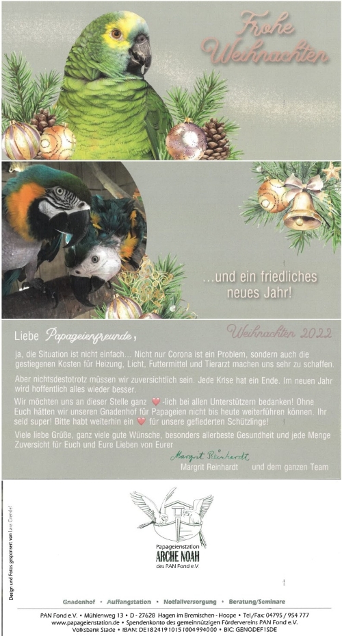 Weihnachtsbrief 2022